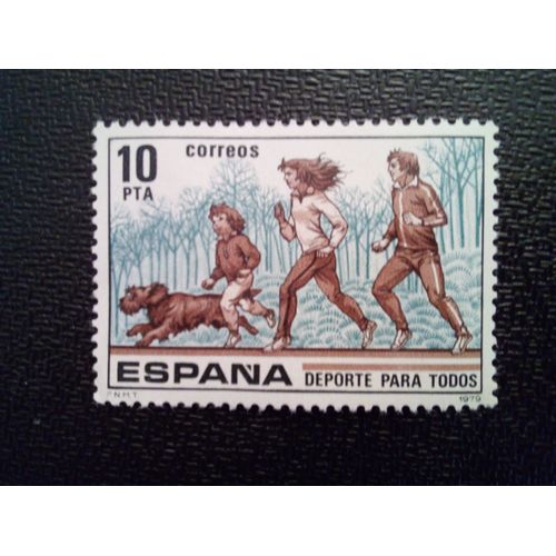 Timbre Espagne Yt 2164 Sport Pour Tous. 1979