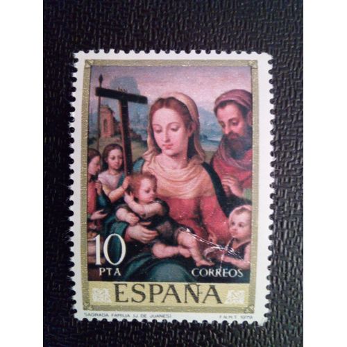 Timbre Espagne Yt 2184 'sainte Famille', Juan De Juanes 1979