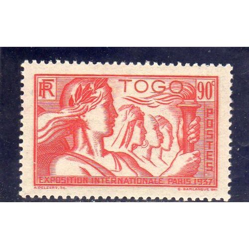 Timbre-Poste Du Togo (Exposition Internationale De Paris)