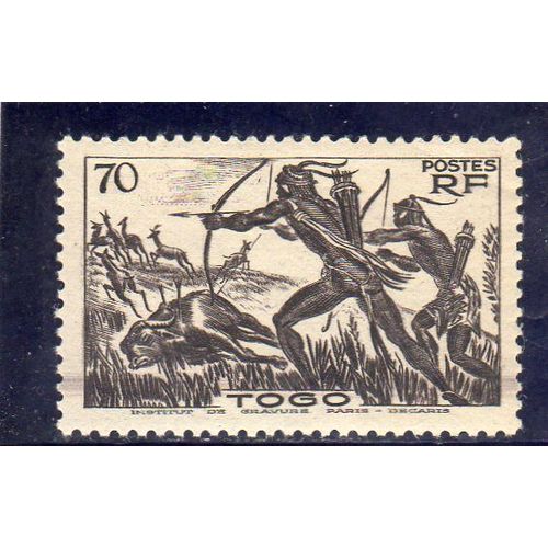 Timbre-Poste Du Togo (Chasse À LArc)