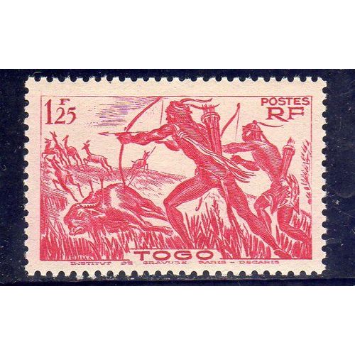 Timbre-Poste Du Togo (Chasse À LArc)