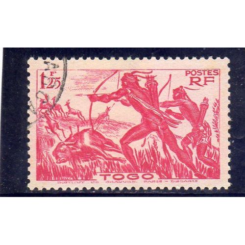 Timbre-Poste Du Togo (Chasse À LArc)