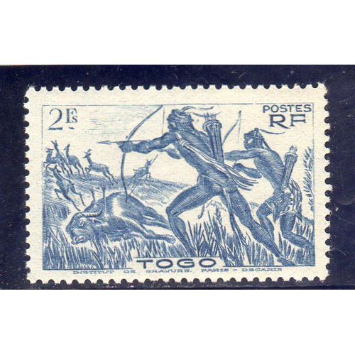 Timbre-Poste Du Togo (Chasse À LArc)