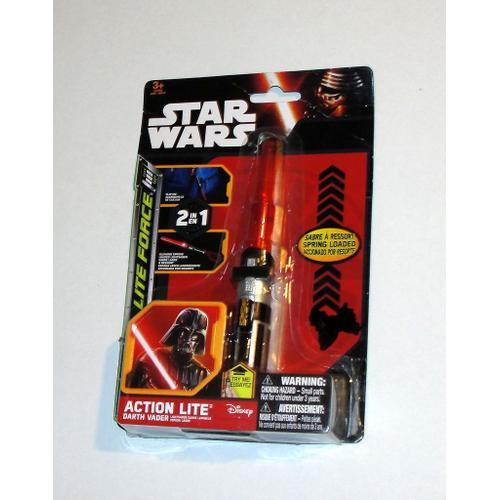 Sabre Laser Star Wars De Darth Vader Petit Sabre Porte Cles A Ressort Lumineux Action Lite