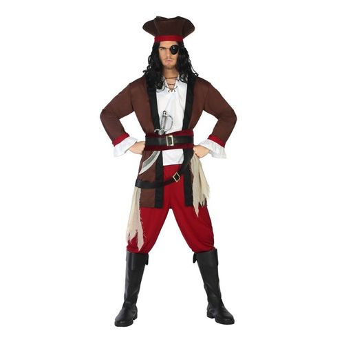 Déguisement De Pirate Marron Pour Homme (Taille M-L)