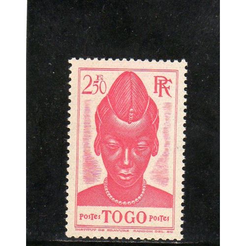 Timbre-Poste Du Togo (Jeune Fille)