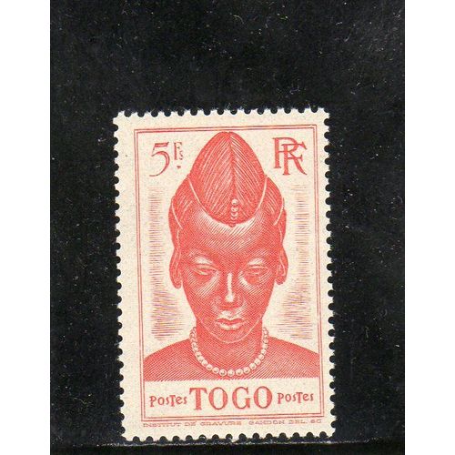 Timbre-Poste Du Togo (Jeune Fille)