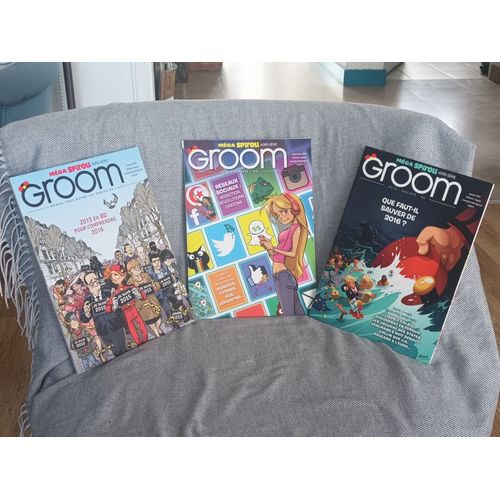 Lots De 3 Méga Spirou Hors-Série Groom - 01/2016 - 09/2016 - 01/2017