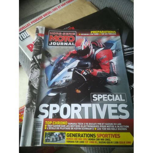Moto Journal Hors Serie 2205 De 2002 Suzuki Gsxr1100,Yamaha Fzr1000 Genesis,R1,Honda Cbr900,Cbr954rr,Firehawk Motopower,Ducati 998,Suzuki Sv650,Yamaha Yzr500,Schwantz,Suzuki Hayabusa 1700 Turbo