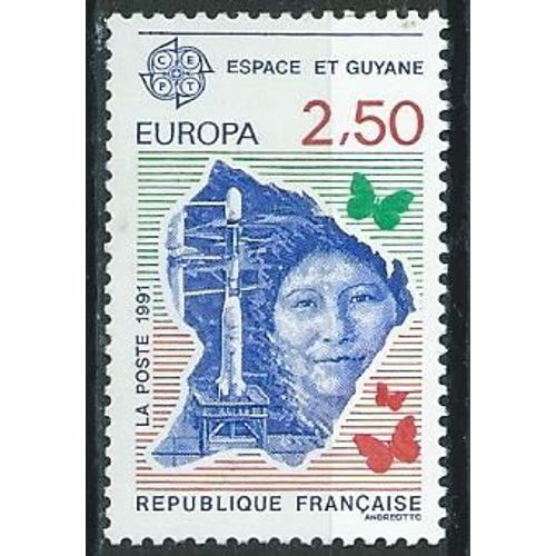 Europa L'europe Et L'espace 1991 N° 2696 Espace Et Guyane