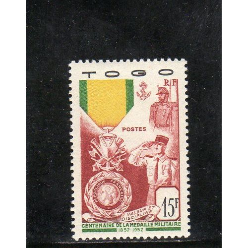 Timbre-Poste Du Togo (Centenaire De La Médaille Militaire)