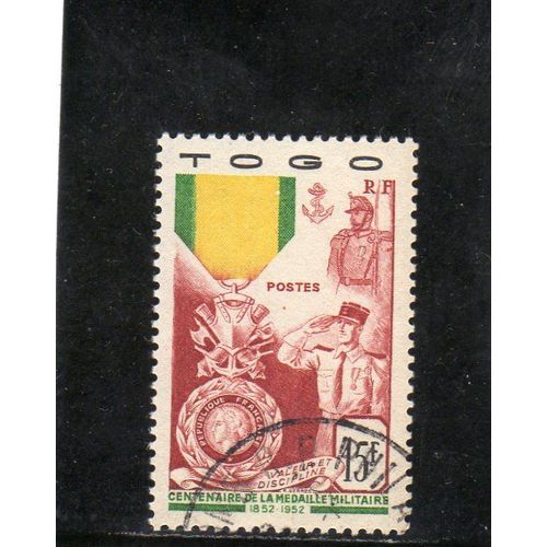 Timbre-Poste Du Togo (Centenaire De La Médaille Militaire)