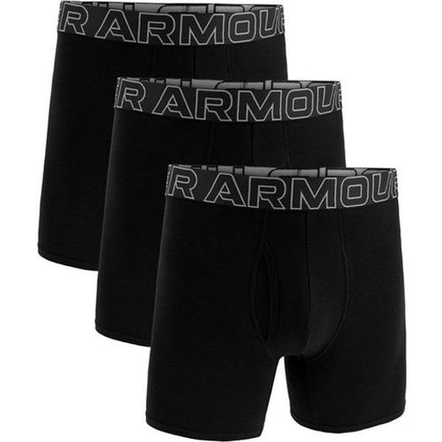 Performance Cotton 6 Solid Boxerjock 3 Pack Sous-Vêtement Taille M, Noir