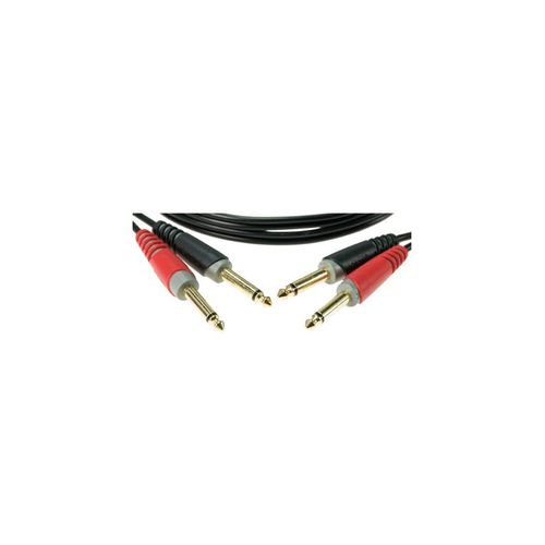 Bretelle 2x Jacks mâles TS / 2x Jacks mâles TS, 1m