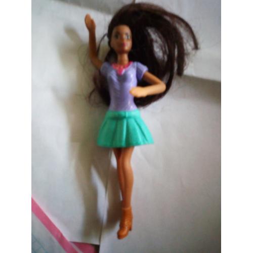 Figurine - Poupee Barbie Brune Teinte Mat 12cm 2014