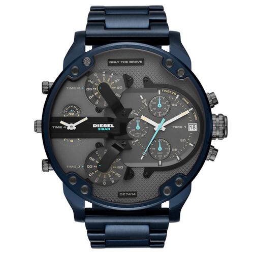 Montre Diesel En Acier Bleu