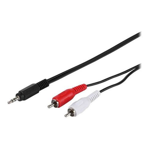 Vivanco PS L 539 - Câble audio - mini jack stéréo (M) pour RCA (M) - 5 m