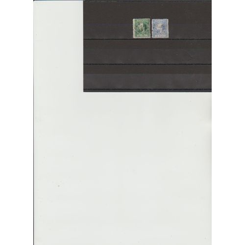N° 7 & 10 = 2 Timbres Pays-Bas Obliteres De 1867