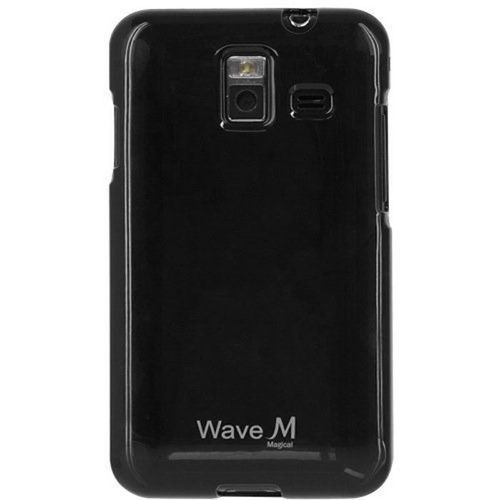 Coque Samsung Wave M S7250 Noir Glossy Silicone Souple (Tpu)