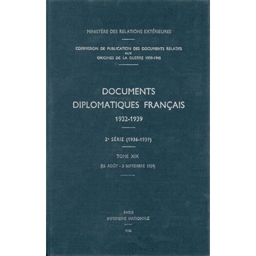 Documents Diplomatiques Français