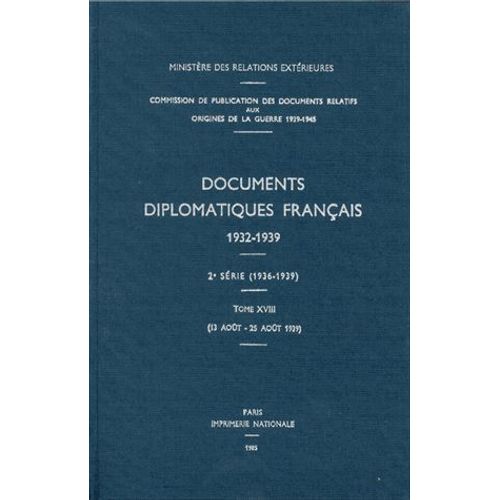 Documents Diplomatiques Français