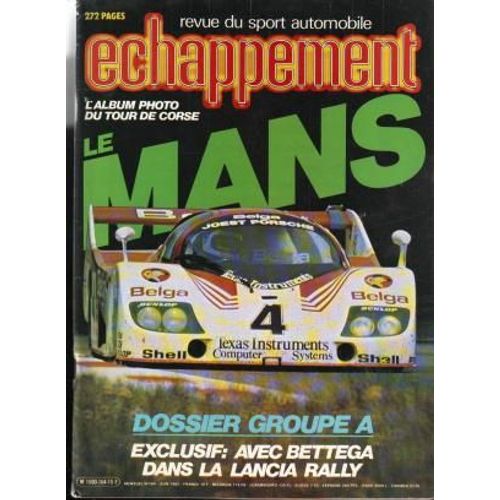 Echappement N°164: Revue Du Sport Automobile