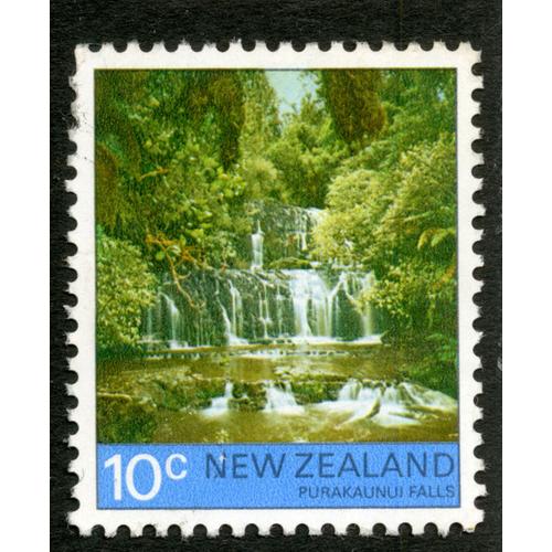 Timbre New Zealand, Purakaunui Falls, 10c