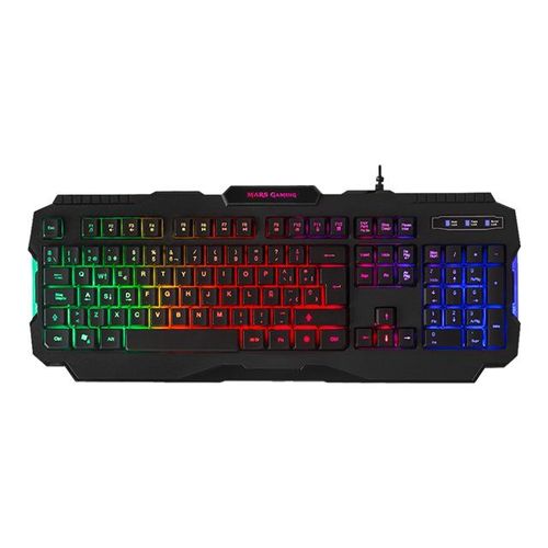 MARS GAMING MRK0 - Clavier - rétroéclairé - USB - noir