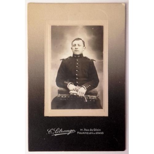 Photo Cdv De Georges Desjardins, Officier D'artillerie Au 46e Ra 7ème Batterie