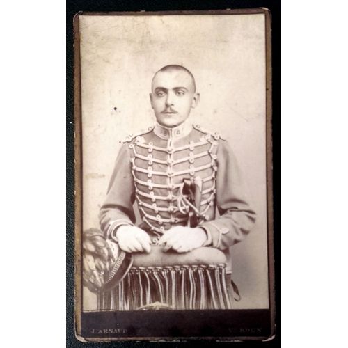 14-18 : Photo Cdv D'un Officier De Cavalerie Du 8e Régiment