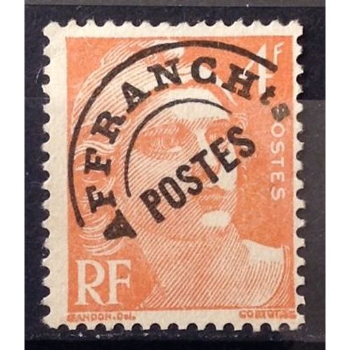 Préoblitéré Gandon 4f Orange (Très Joli N° 99) Obl - France Année 1945 - N22716