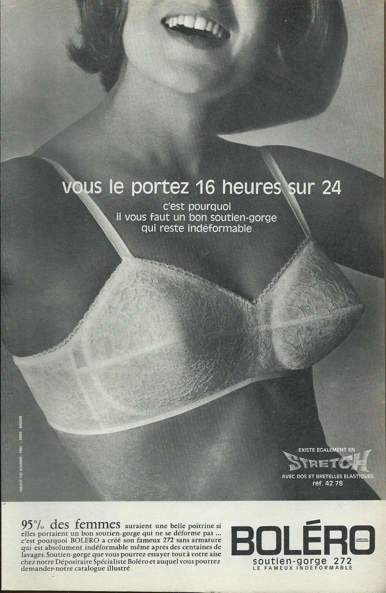 Boléro (Lingerie) 1948 Soutien Gorge, Slip — Advertisement