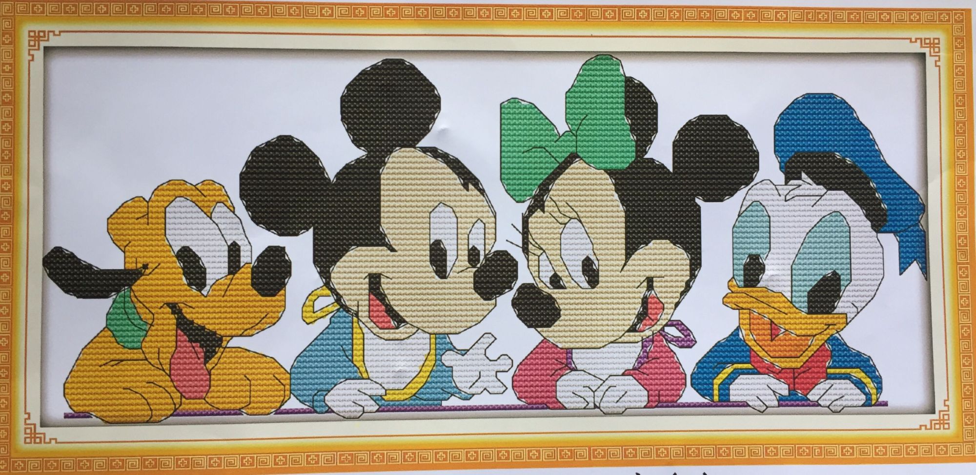 Kit Point De Croix Bebes Disney 46x22cm Rakuten