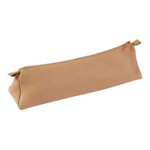 Clairefontaine Cuirise - Trousse - Cuir Véritable - Naturel