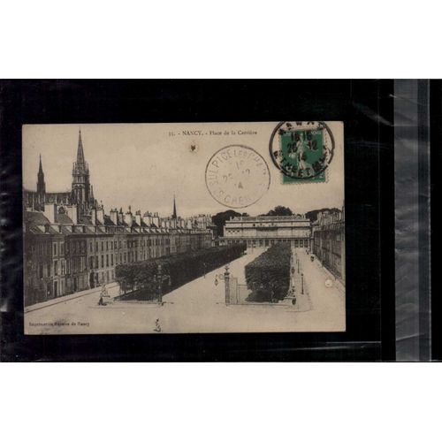 Carte Postale Nancy - Place De La Carriere - Imprimeries Reunies De Nancy N° 35 En L'état Sur Les Photos