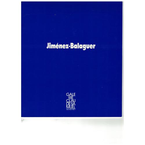 Jimenez Balaguer 21 Janvier Au 7 Mars 1989