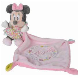 Doudou Minnie Rose Fleurs Mouchoir Disney Baby Floral Jouet Peluche Mouse Blankie Rakuten