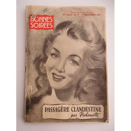 Les Bonnes Soirées N ° 37 14 Septembre 1947 28 Ème Année