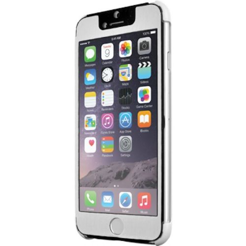 Etui Folio A Fenetre Iphone 6 6s (4"7) Blanc Eco-Cuir (Pu)