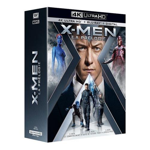 X-Men - La Prélogie : X-Men : Le Commencement + X-Men : Days Of Future Past + X-Men : Apocalypse - 4k Ultra Hd + Blu-Ray