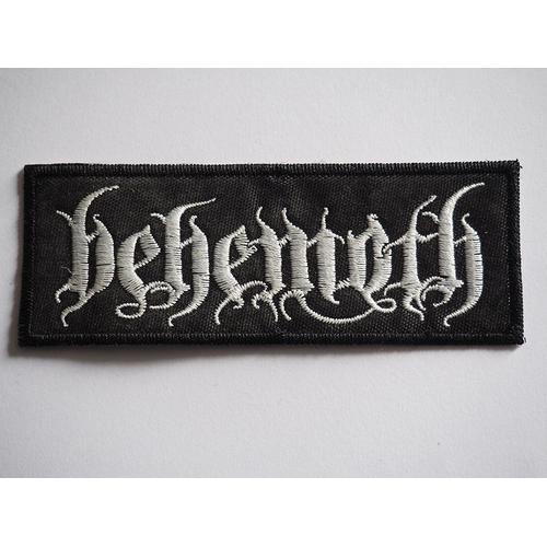 Behemoth Patch Brodé 11.4x4.2cm Ecusson Black Death Thrash Heavy Metal
