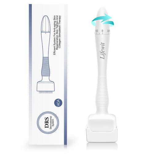 Tampon Derma Micro Aiguilletage Réglable, Alternative Au Rouleau Derma, Stylo Microneedle Réutilisable Avec Couvercle D'aiguille, Outils De Soins De La Peau Pour Le Corps Du Visage