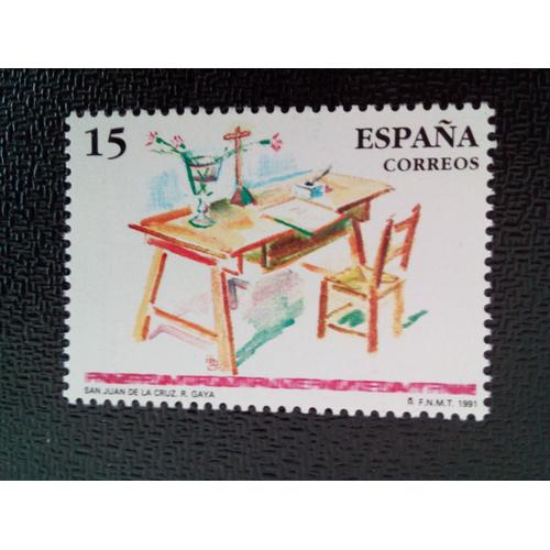 Timbre Espagne Yt 2723 San Juan De La Cruz 1991