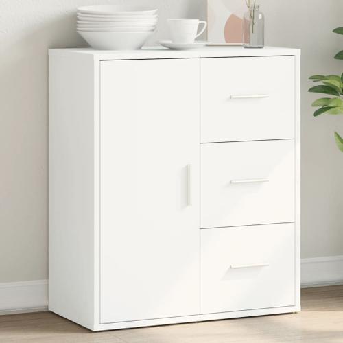 Vidaxl Buffet Blanc 60x31x70 Cm Bois D'ingénierie