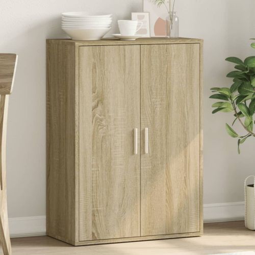 Vidaxl Buffet Chêne Sonoma 60x31x84 Cm Bois D'ingénierie