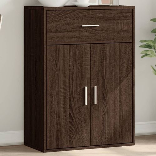 Vidaxl Buffet Chêne Marron 60x30x84 Cm Bois D'ingénierie