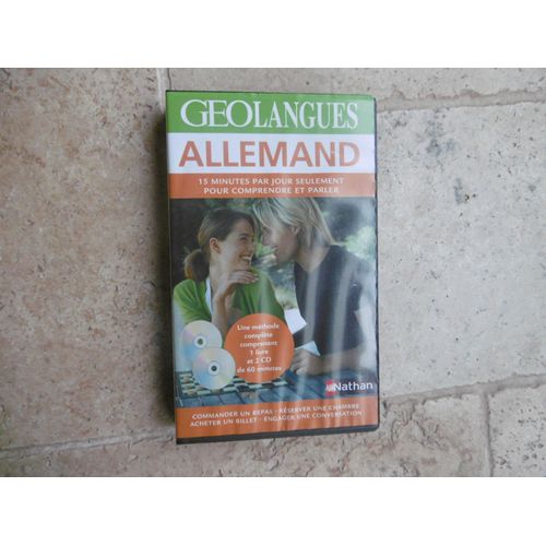 Allemand 15 Minutes Par Jour Pour Comprendre Parler , Méthode Complète Comprenant 1 Livre Et 2 Cd De 60 Minutes , Commander Un Repas , Réserver Chambre..Édition 2007