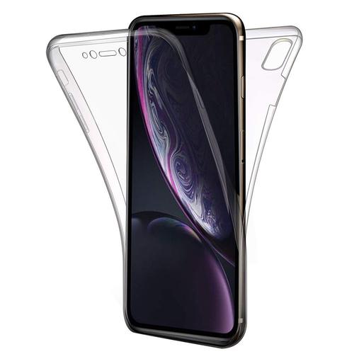 Coque Silicone Integrale Pour Apple Iphone Xr De Couleur Transparent