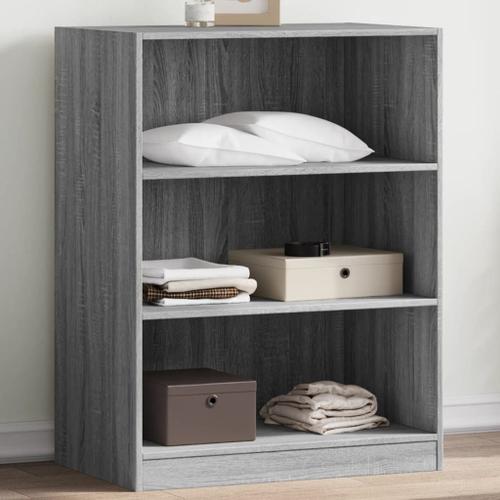 Vidaxl Garde-Robe Sonoma Gris 77x48x102 Cm Bois D'ingénierie