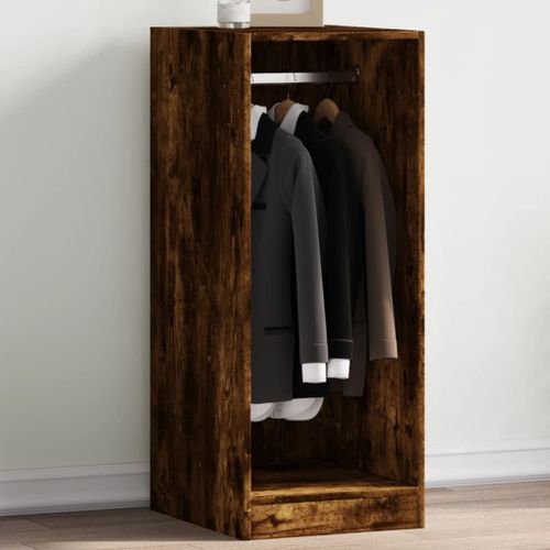Vidaxl Garde-Robe Chêne Fumé 48x41x102 Cm Bois D'ingénierie